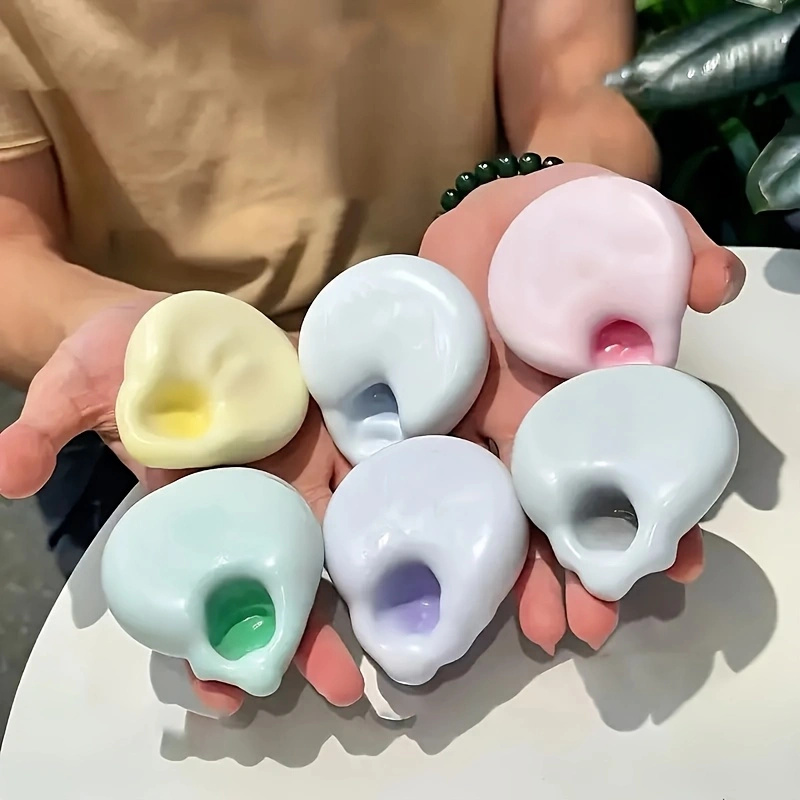 Kids Toys Entertainer - 1 Stück Quetschbares Flüssig-Eis Haut-Gelee-Ball Squeeze-Spielzeug