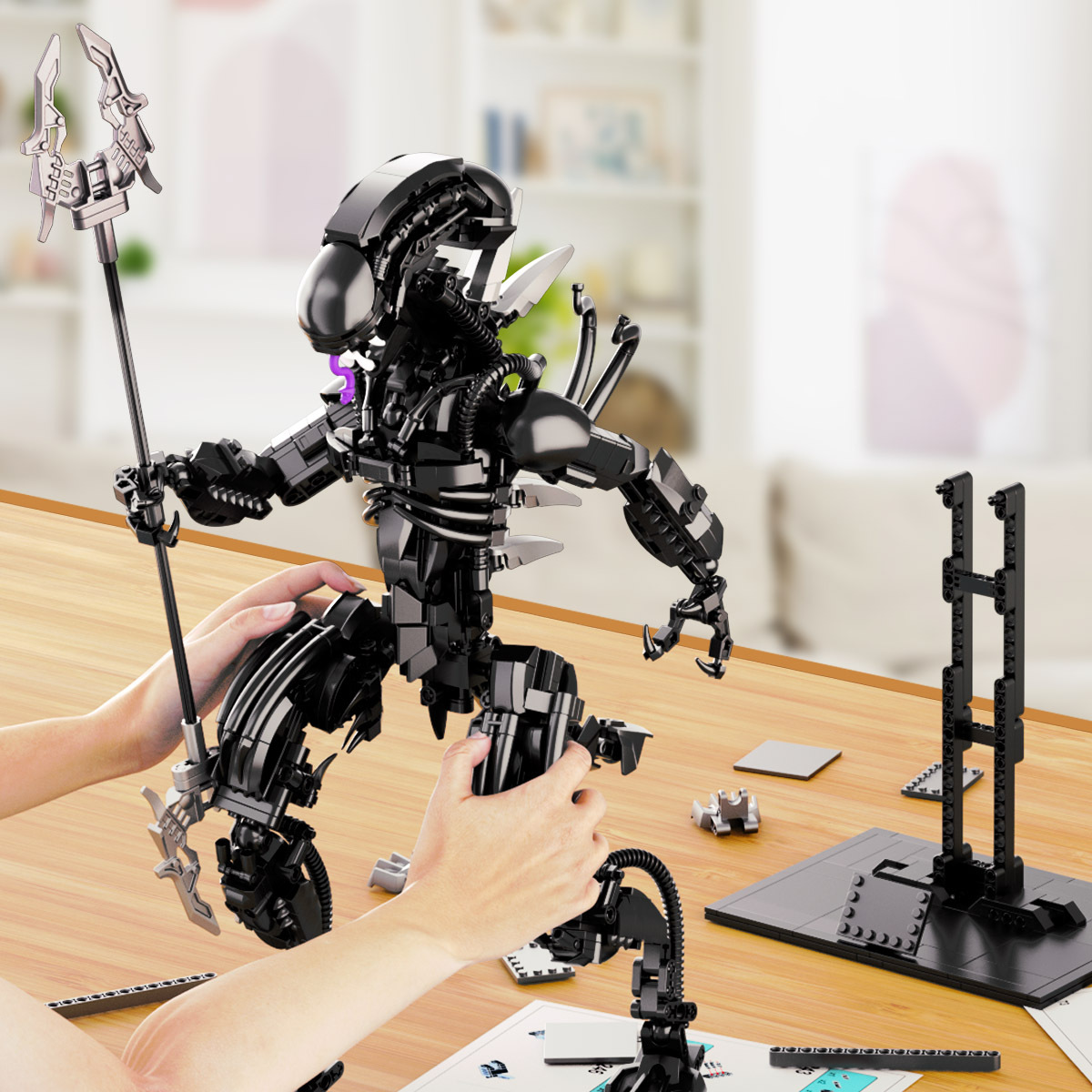 Xenomorph Kids Toys - Alien Spielzeug Set Xenomorph Predator Action