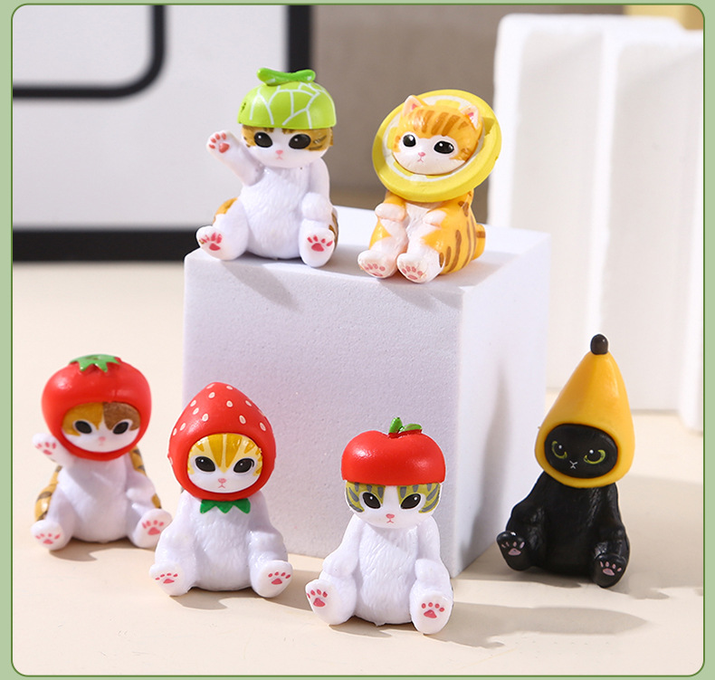 Kids Toys Box - Anime Mofusand Figuren: Kawaii Katzen Blindbox-Spielzeug,