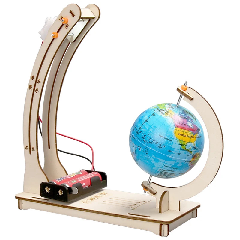Kids Toys Cycle - STEM Wissenschafts-Experimentier-Set Erde Tag-Nacht-Zyklus Simulation DIY-Modell