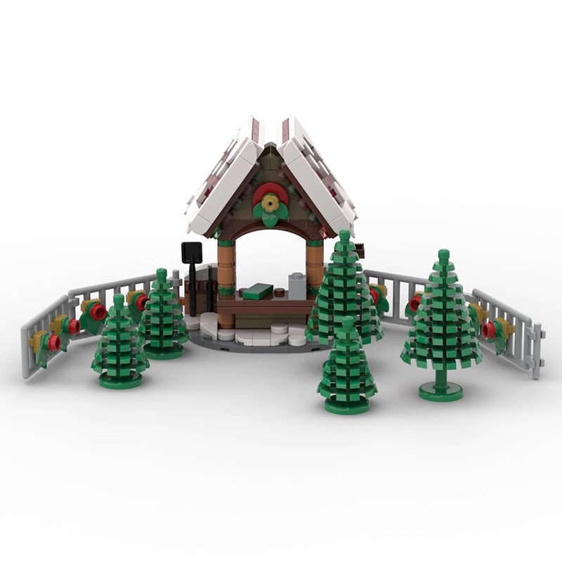 Kids Toys Packaging - MOC Baustein 130588 Weihnachtsbaum Set Winterspielzeug