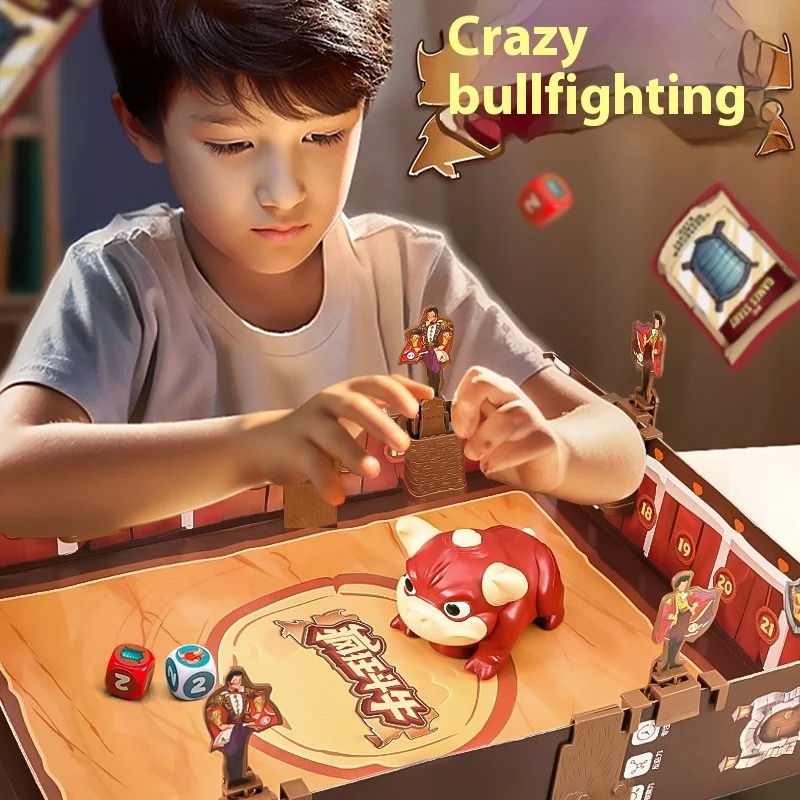 Kids Toys Entertainer - Bull Fighter Würfelkartenspiel, Familien-Partyspaß Elektrisches Spielzeug,