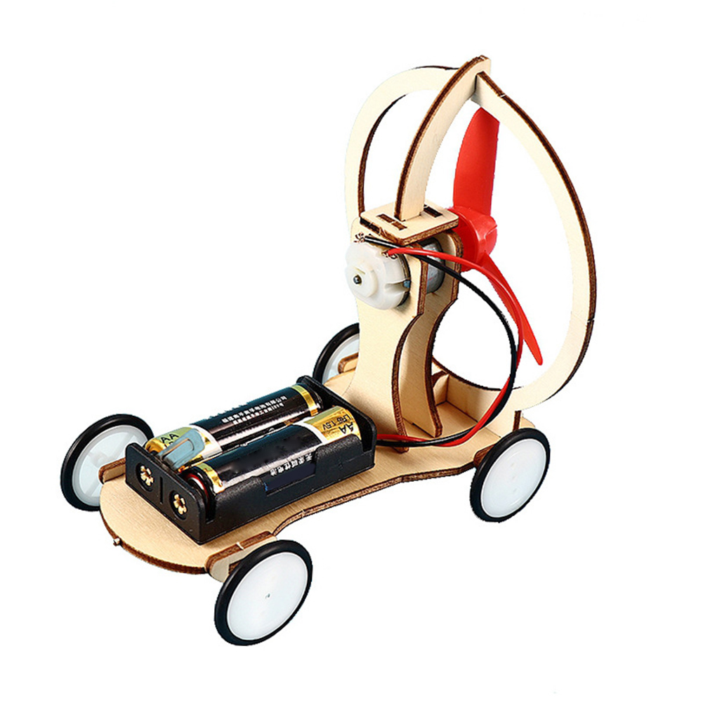 Kids Toys Entertainer - DIY Elektrisches Windauto-Modell für Schüler und