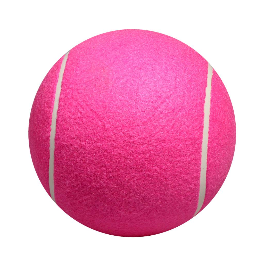 Kids Toys Exhibition - Hunde-Tennisball-Spielzeug Aufblasbarer Rosa Gummi-Signaturball in Übergröße