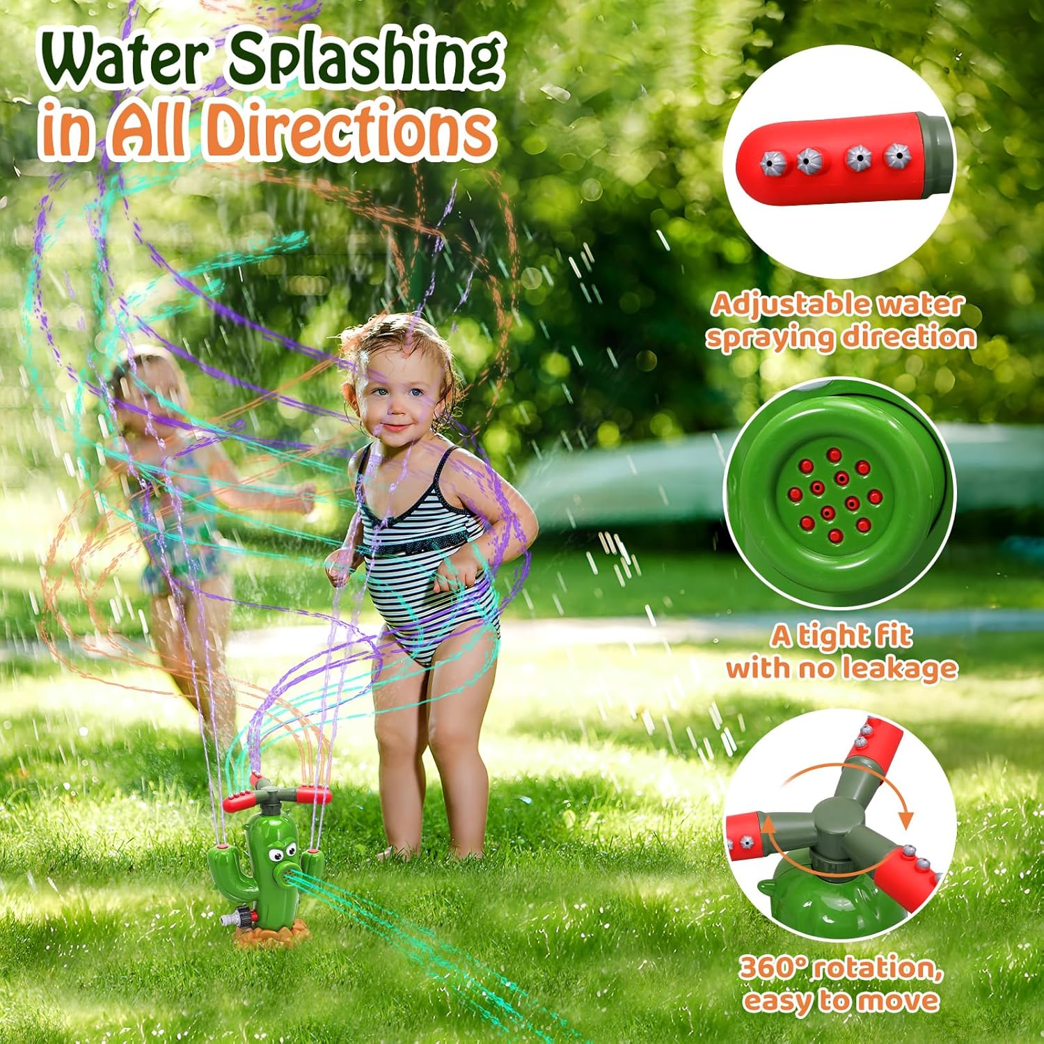 Wassersprühspielzeug Kaktus-Sp – Kids Yard Toys Bewertung und Preis