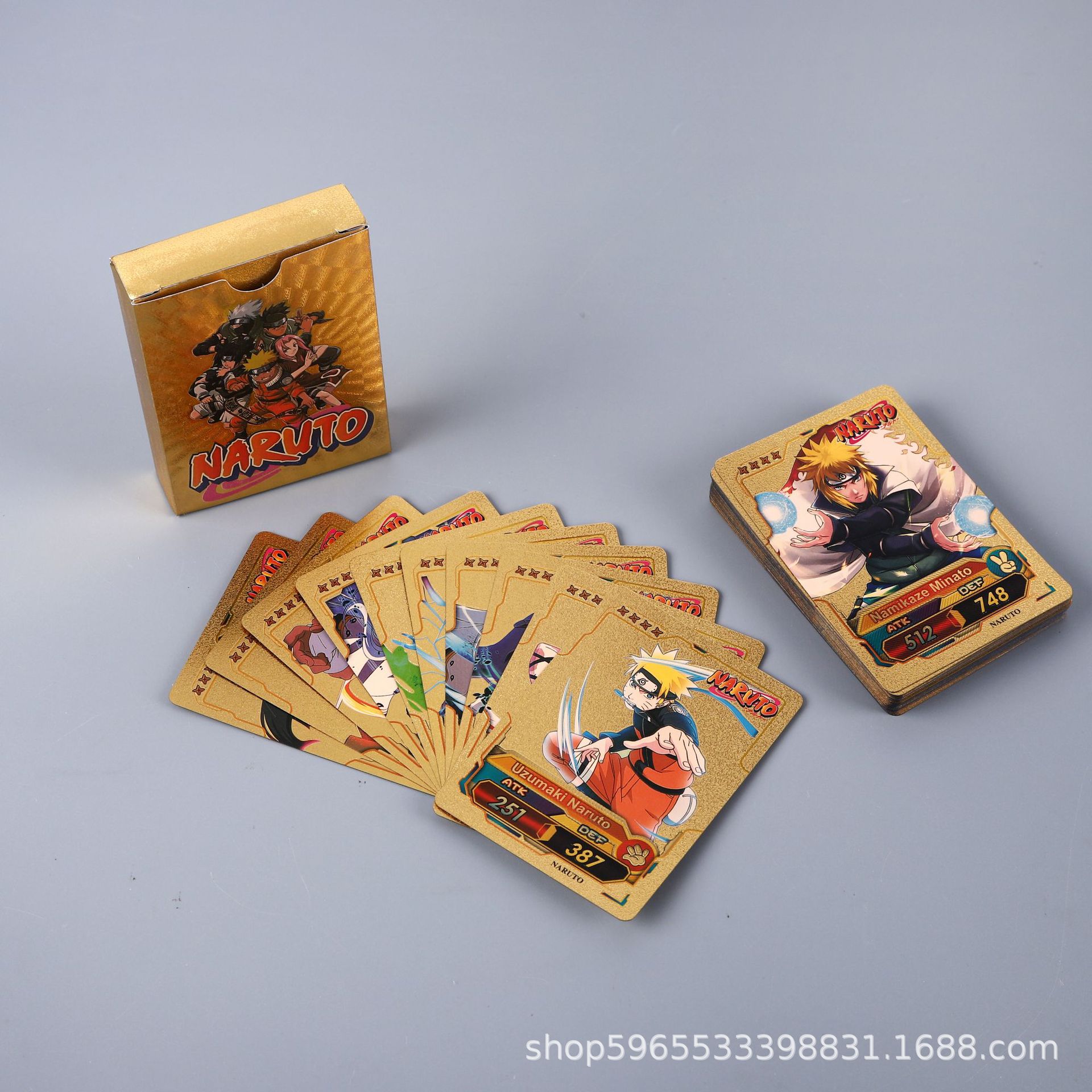 55 Stück Naruto Karten Gold En – Kids Toys And Games Bewertung und Preis