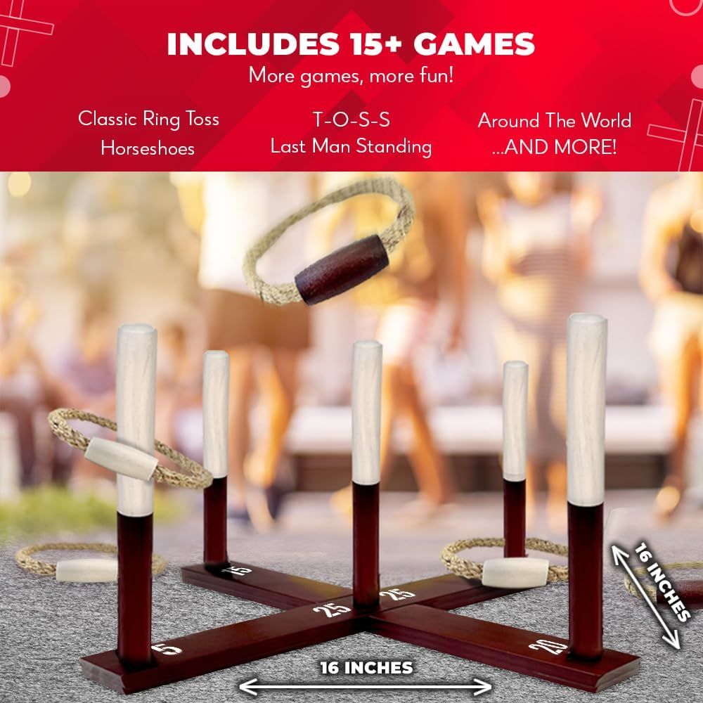 Ringwurfspiel für jedes Wetter – Kids Yard Toys Bewertung und Preis