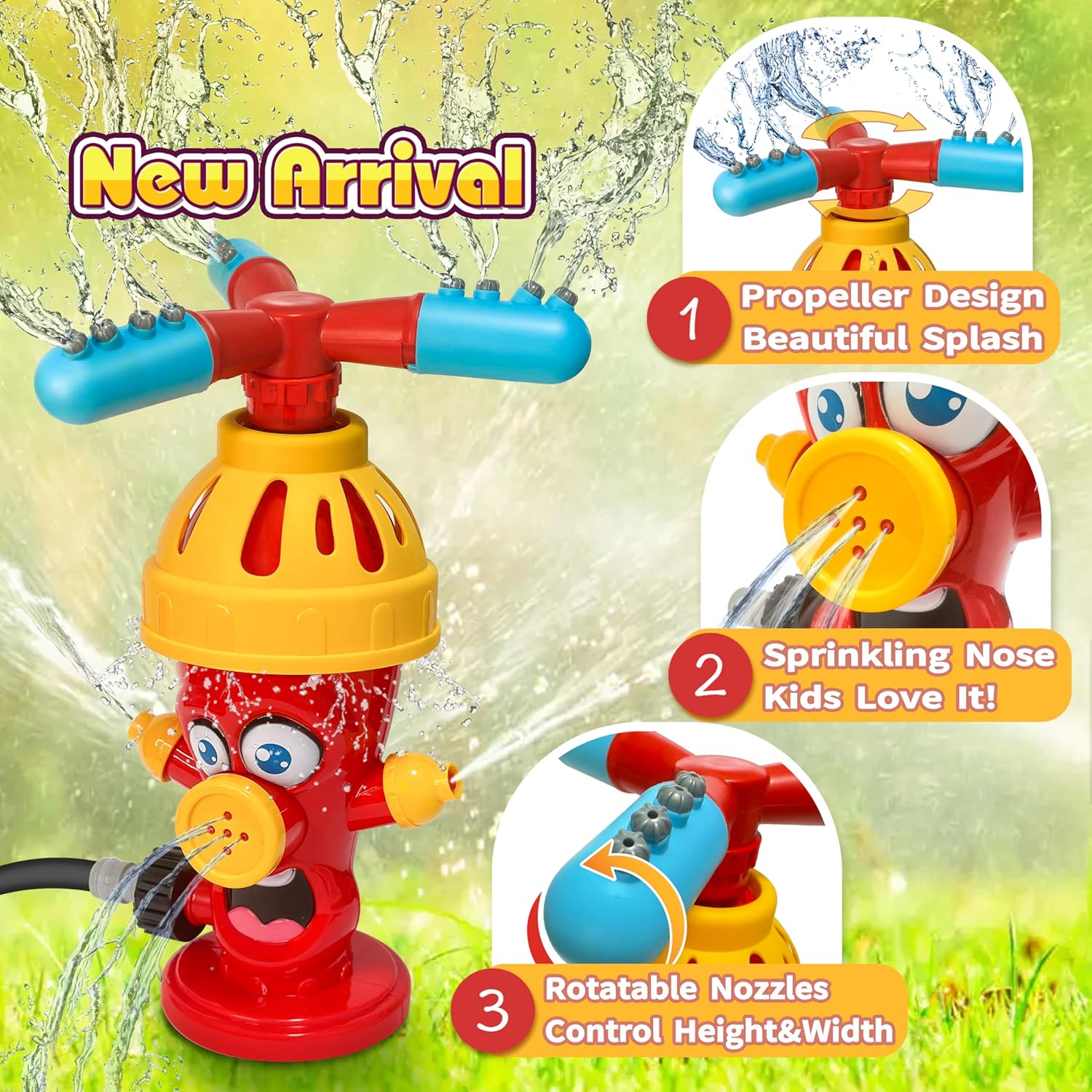 Wassersprüh-Spielzeug Hydrant- – Kids Yard Toys Bewertung und Preis