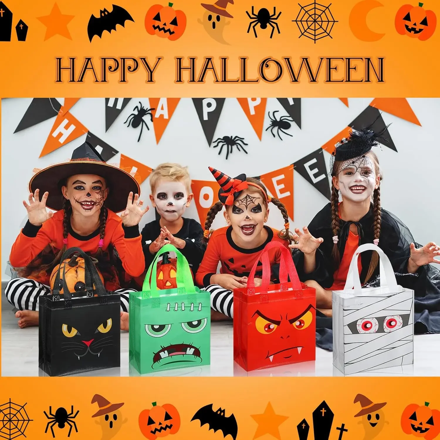 Halloween Vliesbeutel Kürbis G – Kids Toys Packaging Bewertung und Preis