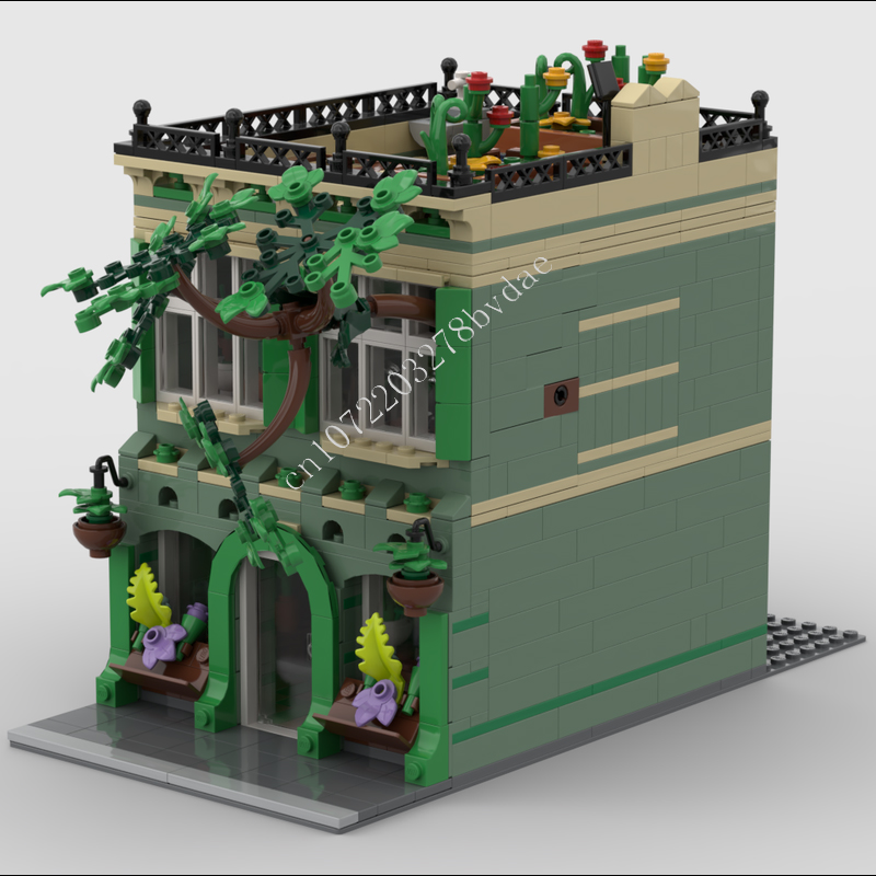 1098PCS Plant Shop MOC Streetv – Kids Toys Shop Bewertung und Preis