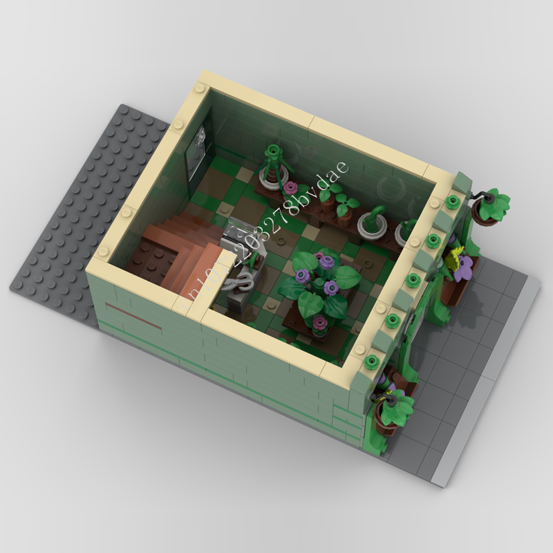 1098PCS Plant Shop MOC Streetv – Kids Toys Shop Bewertung und Preis