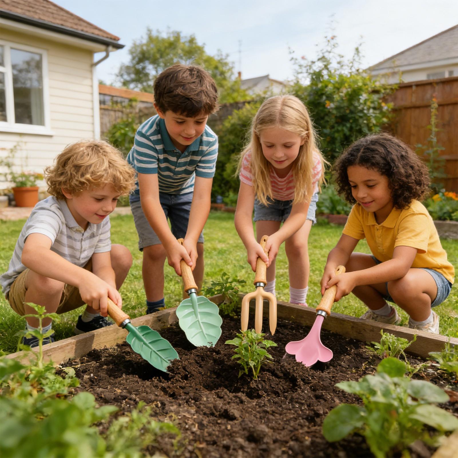 Gartenset für Kinder, 4-teilig – Kids Yard Toys Bewertung und Preis
