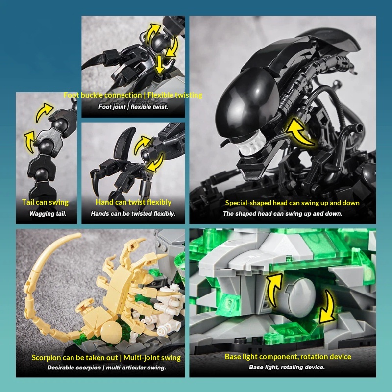 Heiß begehrte Alien-Monster-Xe – Xenomorph Kids Toys Bewertung und Preis