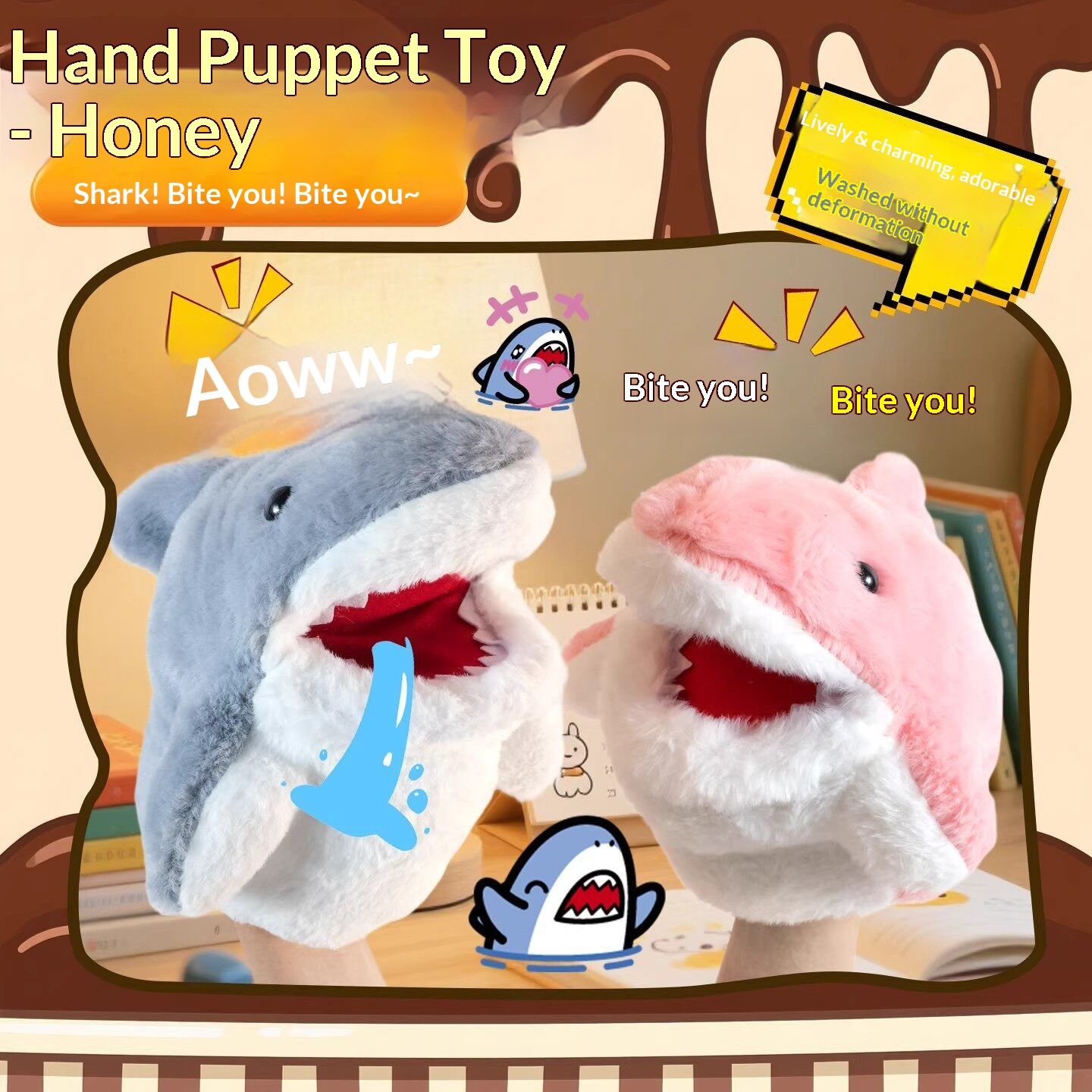 Hai-Handpuppe Plüsch-Hai-Armtu – Kids Toys And Games Bewertung und Preis