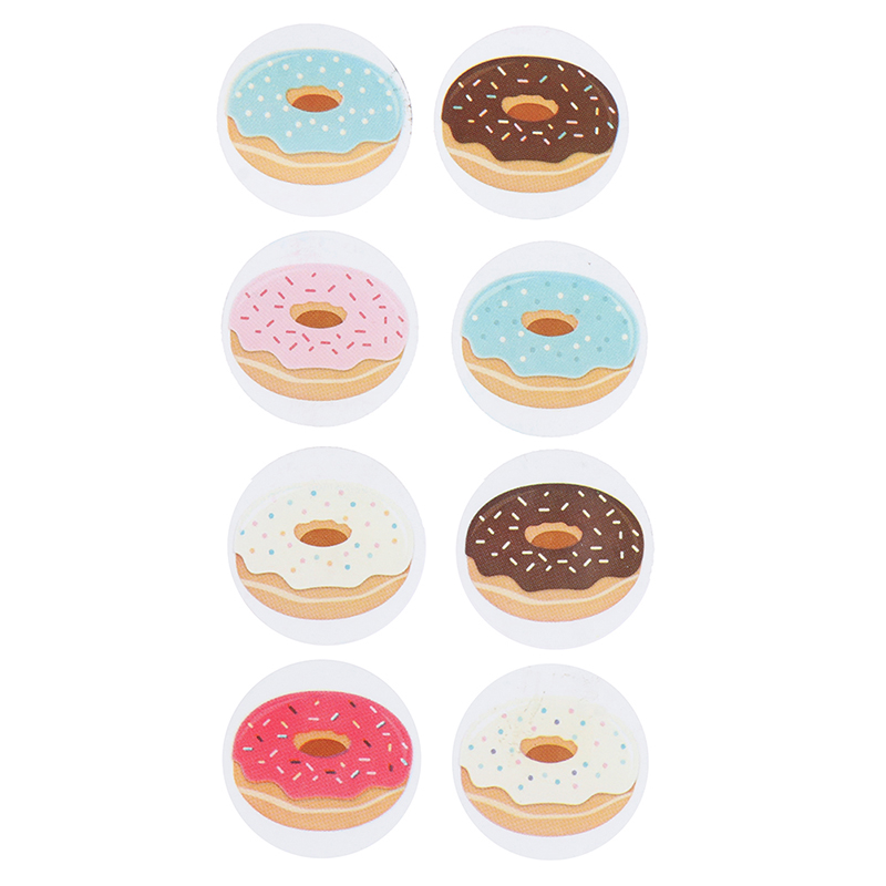 500 stücke/Rolle Donuts danke  – Kids Toys Packaging Bewertung und Preis