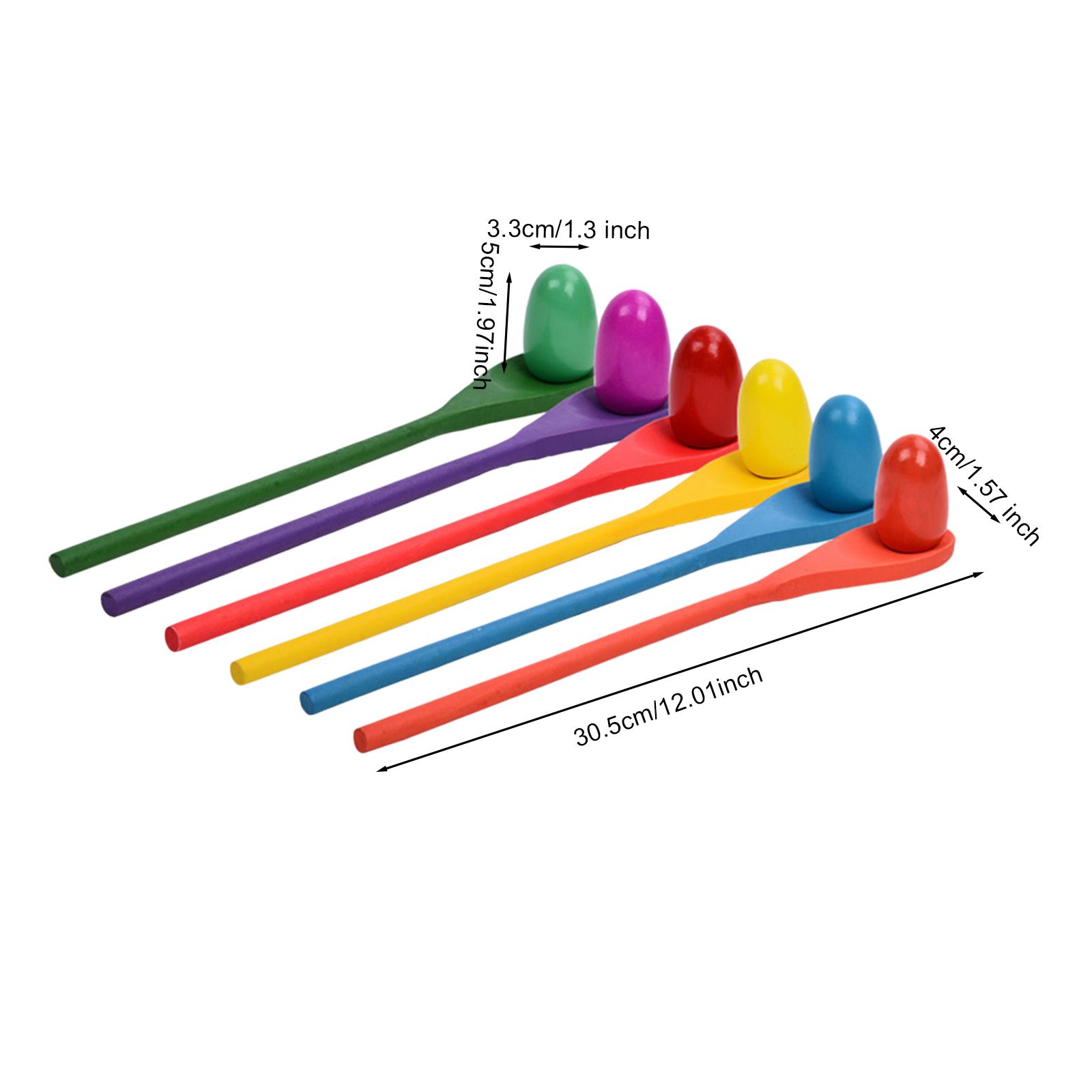 6-teiliges Eierlöffel-Rennspie – Kids Yard Toys Bewertung und Preis